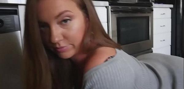  Maddy Oreilly taking her stepbros big cock from behind